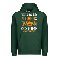 Sports Green halloween mom shirts funny this is my tired mom costume t shirt Premium Hoodie - linhVisuals