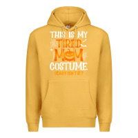 Mustard halloween mom shirts funny this is my tired mom costume t shirt Premium Hoodie - linhVisuals