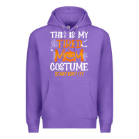 Purple halloween mom shirts funny this is my tired mom costume t shirt Premium Hoodie - linhVisuals