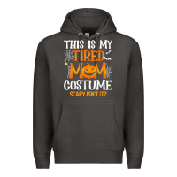 Smoke halloween mom shirts funny this is my tired mom costume t shirt Premium Hoodie - linhVisuals