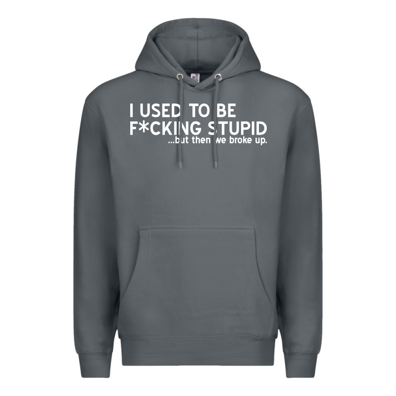 I Used To Be F Cking Stupid Premium Hoodie by linhVisuals | Teevron