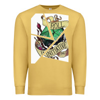 Antique Gold ROLL INITIATIVE Premium Sweatshirt - Bettercallsaul