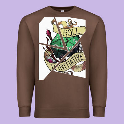 Roll Initiative Premium Sweatshirt Designed By Bettercallsaul