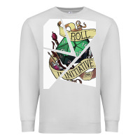 Dove Grey ROLL INITIATIVE Premium Sweatshirt - Bettercallsaul