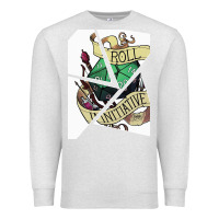 Oatmeal Heather ROLL INITIATIVE Premium Sweatshirt - Bettercallsaul