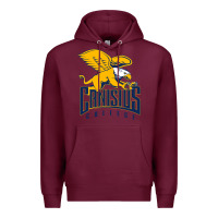 Burgundy canisius golden griffins Premium Hoodie - linhVisuals