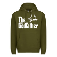 Army Green godfather Premium Hoodie - linhVisuals