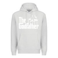 Dove Grey godfather Premium Hoodie - linhVisuals