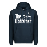Navy godfather Premium Hoodie - linhVisuals