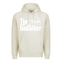 Oatmeal Heather godfather Premium Hoodie - linhVisuals