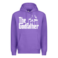 Purple godfather Premium Hoodie - linhVisuals