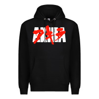 Black black akira Premium Hoodie - linhVisuals