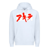 White black akira Premium Hoodie - linhVisuals