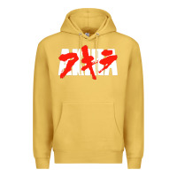 Antique Gold black akira Premium Hoodie - linhVisuals