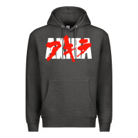 Charcoal Heather black akira Premium Hoodie - linhVisuals