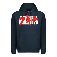 Navy black akira Premium Hoodie - linhVisuals