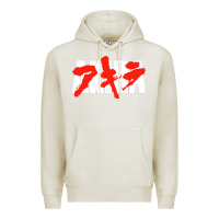 Oatmeal Heather black akira Premium Hoodie - linhVisuals