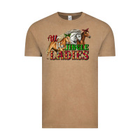 Vintage Coffee all the jingle ladies christmas horses Vintage Tee - LillyAllenDesigns