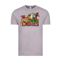 Vintage Zinc all the jingle ladies christmas horses Vintage Tee - LillyAllenDesigns