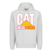 Dove Grey cat diesel power Premium Hoodie - linhVisuals