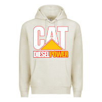 Oatmeal Heather cat diesel power Premium Hoodie - linhVisuals