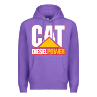 Purple cat diesel power Premium Hoodie - linhVisuals
