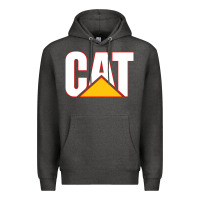 Charcoal Heather cat Premium Hoodie - linhVisuals