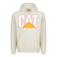Oatmeal Heather cat Premium Hoodie - linhVisuals