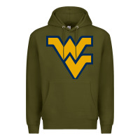 Army Green west virginia gifts,  power Premium Hoodie - linhVisuals