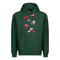 Sports Green valentines day turtles Premium Hoodie - linhVisuals