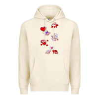 Tofu valentines day turtles Premium Hoodie - linhVisuals