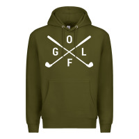 Army Green Golf Club 001 Premium Hoodie - linhVisuals