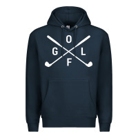 Navy Golf Club 001 Premium Hoodie - linhVisuals