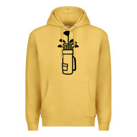 Antique Gold Golf Club 003 Premium Hoodie - linhVisuals