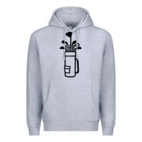Heather Grey Golf Club 003 Premium Hoodie - linhVisuals