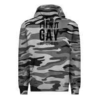 Slate Camo i'm not gay but $20 is $20 (white) Premium Hoodie - linhVisuals