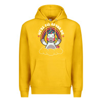 Lemon we're all gonna die funny cute unicorn Premium Hoodie - linhVisuals