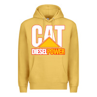 Antique Gold cat diesel power Premium Hoodie - linhVisuals