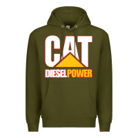 Army Green cat diesel power Premium Hoodie - linhVisuals