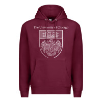 Burgundy chicago Premium Hoodie - linhVisuals