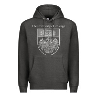 Charcoal Heather chicago Premium Hoodie - linhVisuals