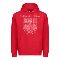 Red chicago Premium Hoodie - linhVisuals