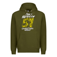 Army Green cole trickle Premium Hoodie - linhVisuals