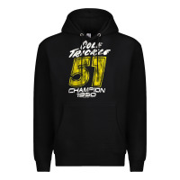 Black cole trickle Premium Hoodie - linhVisuals