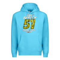 Ocean Blue cole trickle Premium Hoodie - linhVisuals