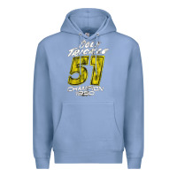 Colony Blue cole trickle Premium Hoodie - linhVisuals