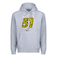 Heather Grey cole trickle Premium Hoodie - linhVisuals