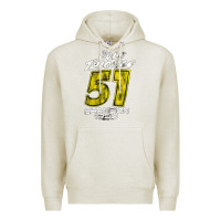 Oatmeal Heather cole trickle Premium Hoodie - linhVisuals