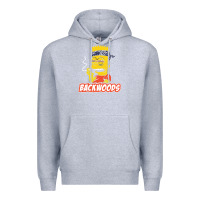 Heather Grey backwoods tshirt Premium Hoodie - linhVisuals