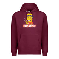 Burgundy backwoods tshirt Premium Hoodie - linhVisuals